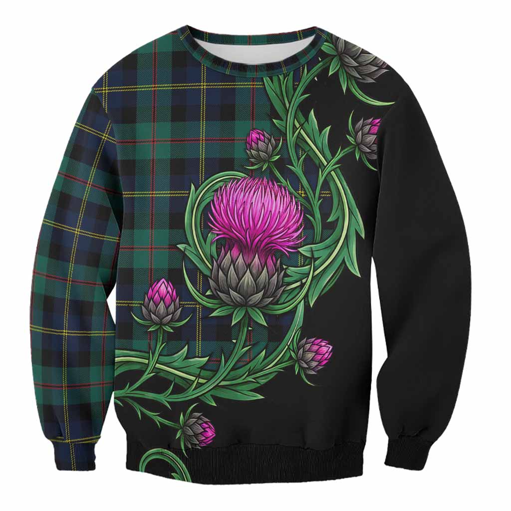 MacAskill (McAskill) Tartan Sweatshirt Resilient Scottish Thistle Unisex - Tartan Vibes Clothing