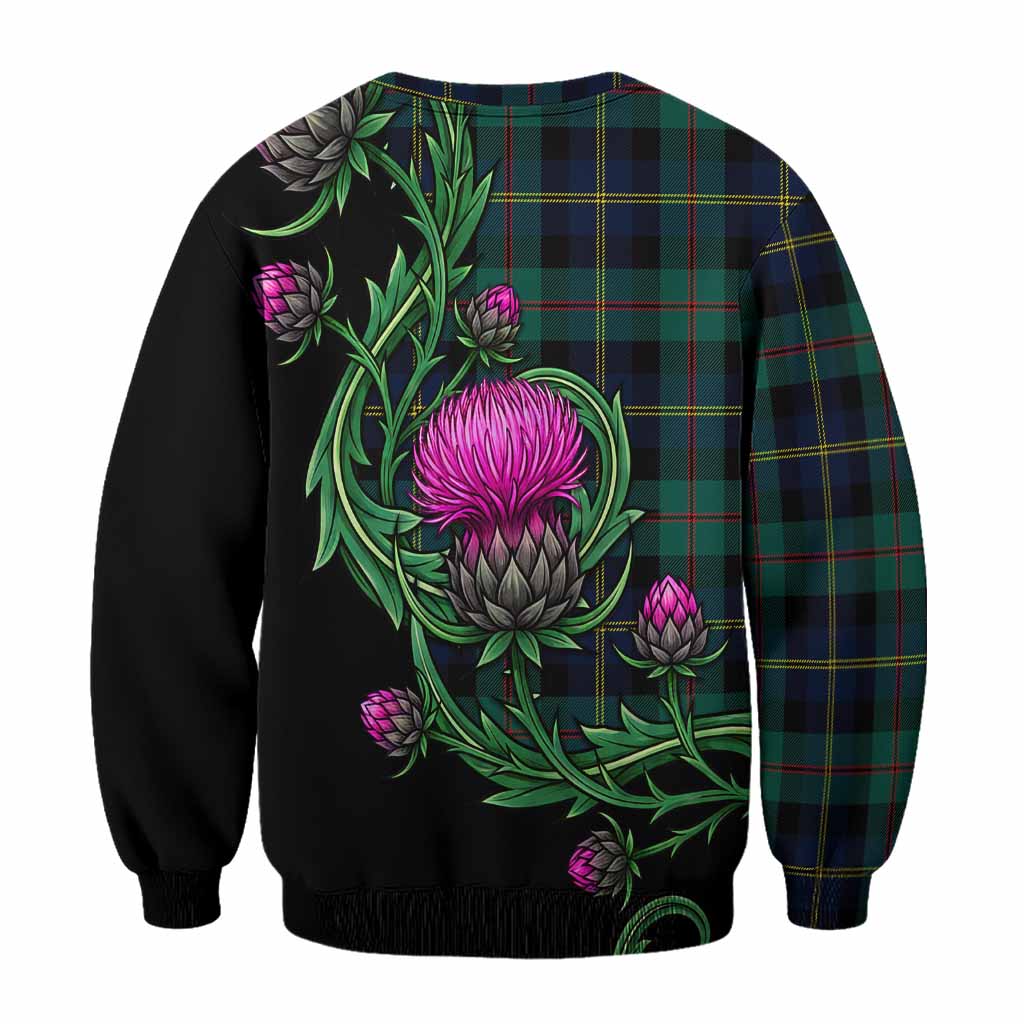 MacAskill (McAskill) Tartan Sweatshirt Resilient Scottish Thistle - Tartan Vibes Clothing