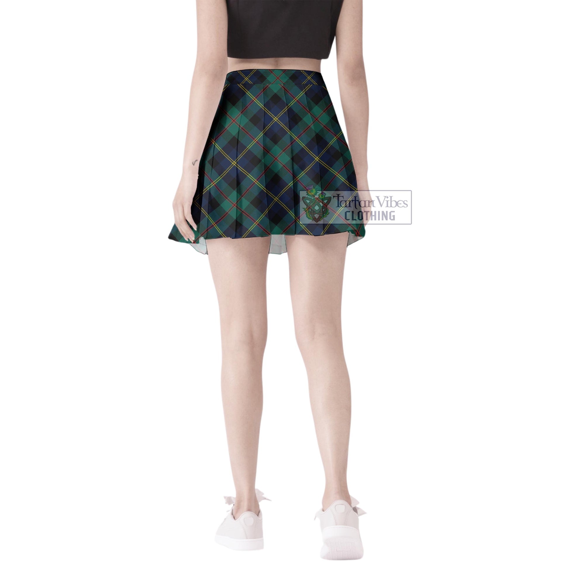 Tartan Vibes Clothing MacAskill Modern Tartan Women's Plated Mini Skirt