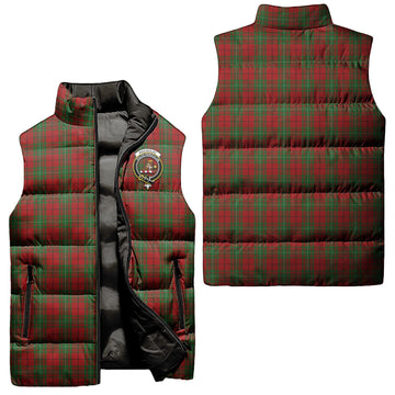 MacAulay (MacAuley) Tartan Sleeveless Puffer Jacket with Family Crest