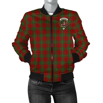 MacAulay (MacAuley) Tartan Bomber Jacket with Family Crest