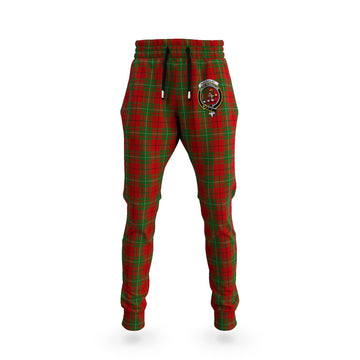 MacAulay (MacAuley) Tartan Joggers Pants with Family Crest