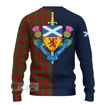 MacAulay (MacAuley) Tartan Ugly Sweater Alba with Scottish Lion Royal Arm Half Style