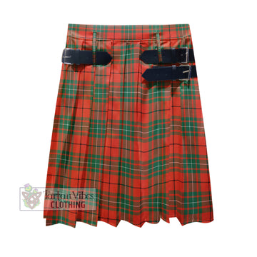 MacAulay Ancient Tartan Men's Pleated Skirt - Fashion Casual Retro Scottish Kilt Style