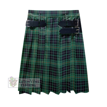 MacAulay Hunting Ancient Tartan Men's Pleated Skirt - Fashion Casual Retro Scottish Kilt Style