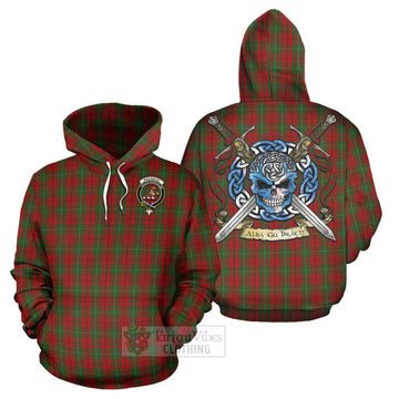 MacAulay (MacAuley) Tartan Hoodie with Family Crest Celtic Skull Style