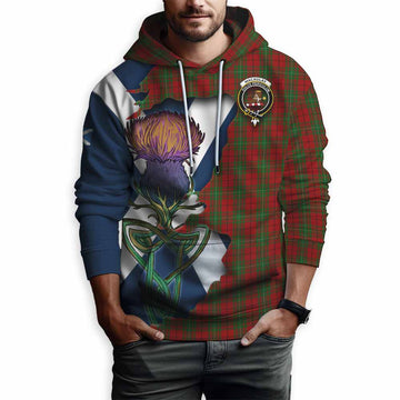 MacAulay (MacAuley) Tartan Family Crest Hoodie Scottish Thistle Celtic Inspired
