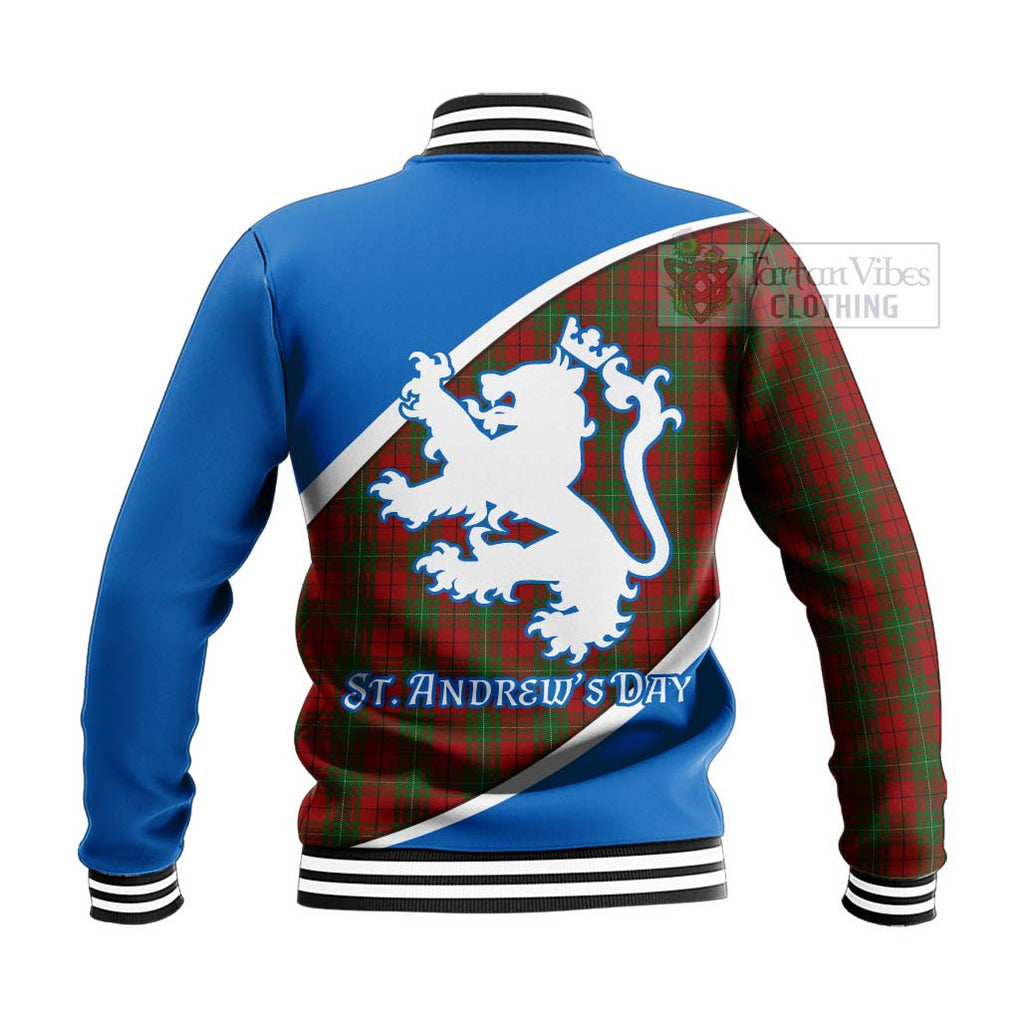 Tartan Vibes Clothing MacAulay (MacAuley) Family Crest Tartan Baseball Jacket Celebrate Saint Andrew's Day in Style