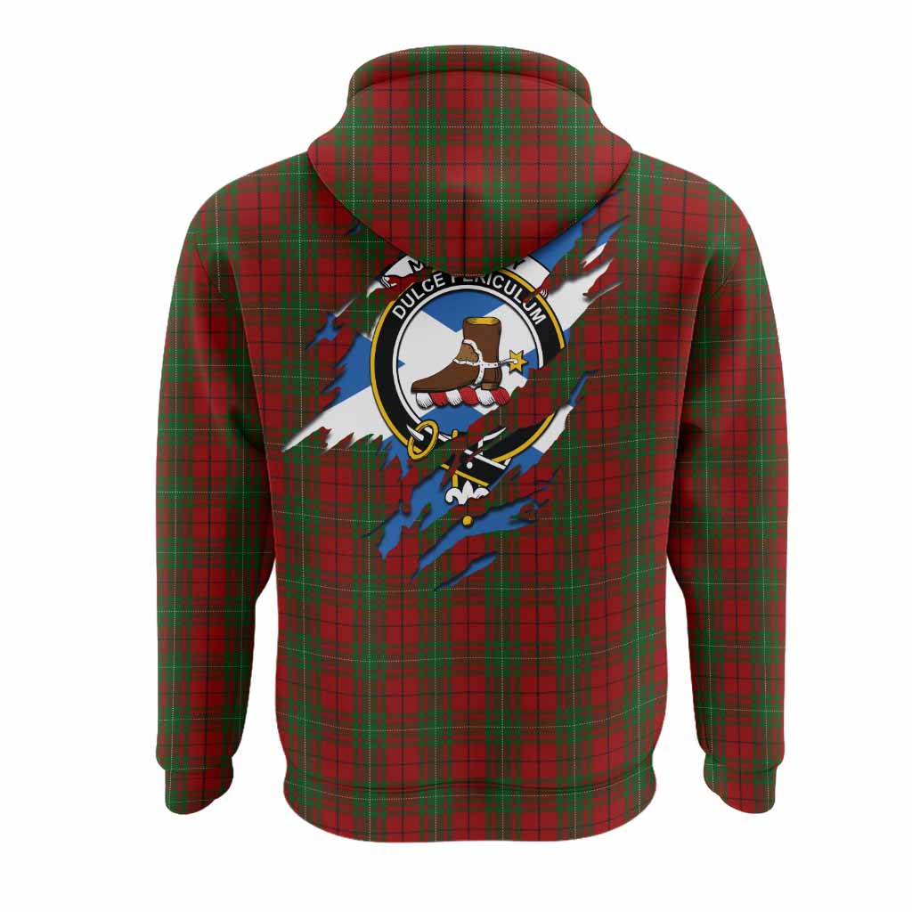 MacAulay (MacAuley) Clan Crest In Me Tartan Hoodie Scotland Flag Style