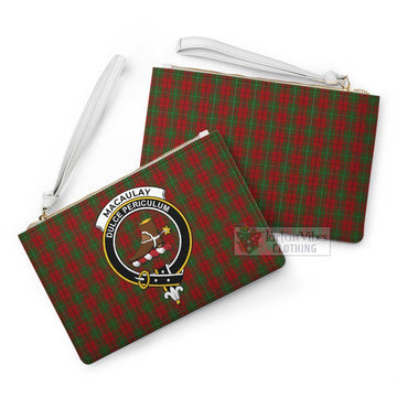 MacAulay (MacAuley) Family Crest Tartan Clutch Bag