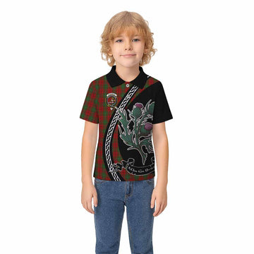 MacAulay (MacAuley) Family Crest Tartan Kid Polo Shirt Alba Thistle Inspired - Tartan Vibes Clothing