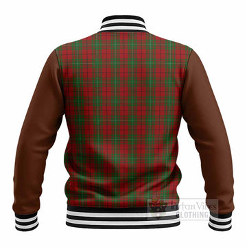 MacAulay (MacAuley) Tartan Accent Baseball Jacket with Family Crest