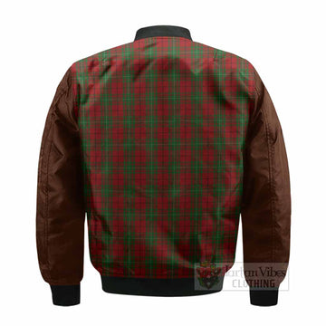 MacAulay (MacAuley) Tartan Accent Bomber Jacket with Family Crest