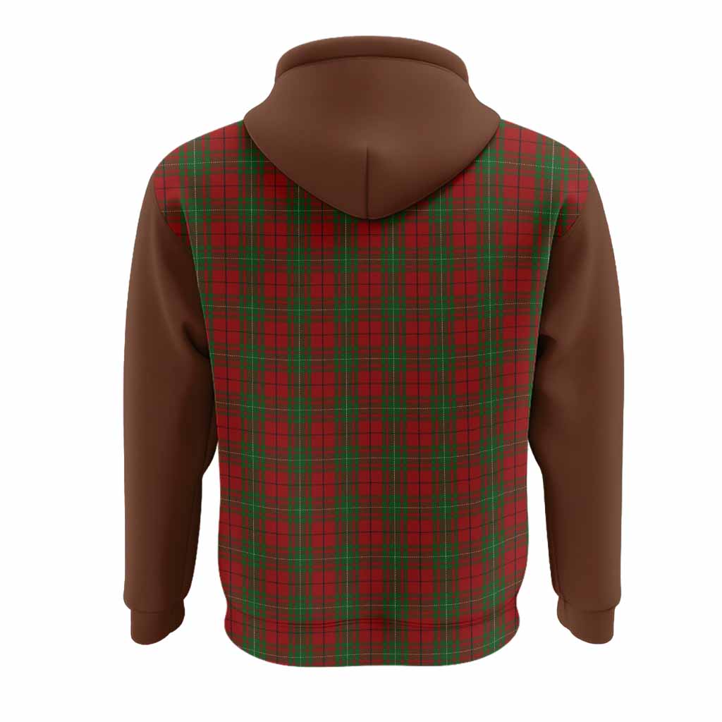 MacAulay (MacAuley) Tartan Accent Hoodie with Family Crest
