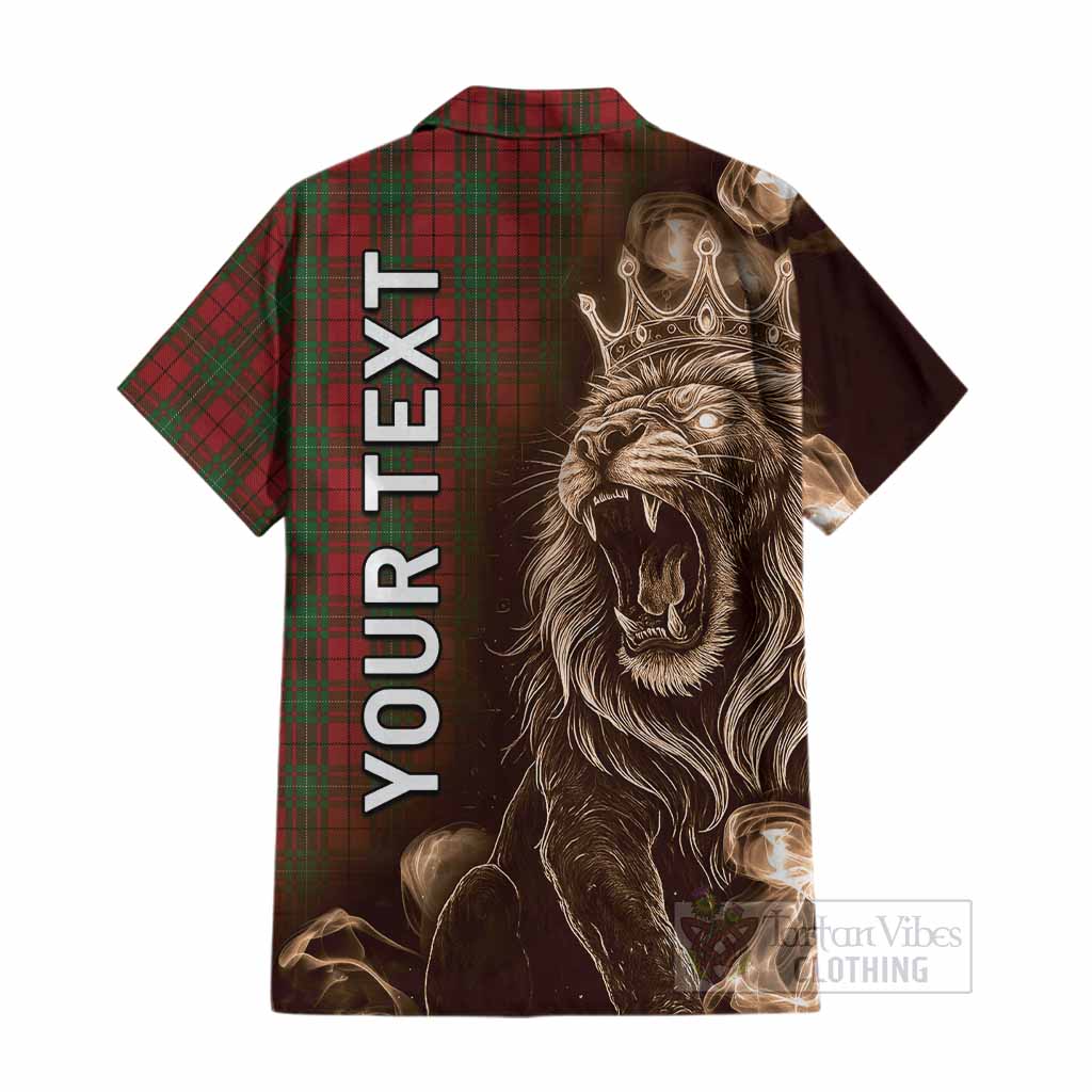 MacAulay (MacAuley) Tartan Cotton Hawaiian Shirt Roaring Lion Heritage