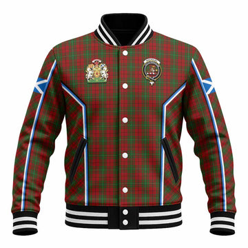 MacAulay (MacAuley) Tartan Crest Baseball Jacket Scotland Coat of Arm Flag Style - Tartan Vibes Clothing