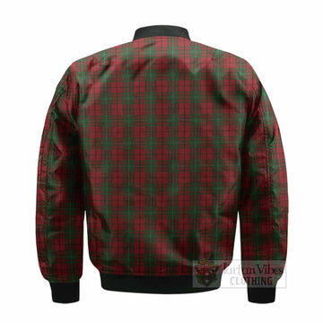 MacAulay (MacAuley) Tartan Crest Bomber Jacket Ferocious Lion Style