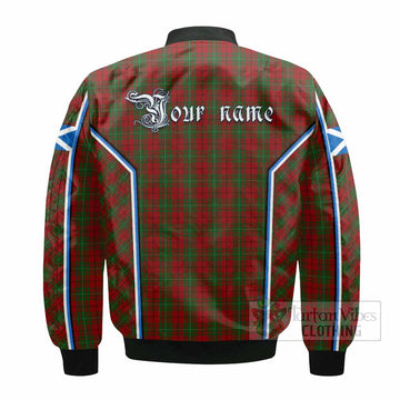 MacAulay (MacAuley) Tartan Crest Bomber Jacket Scotland Coat of Arm Flag Style