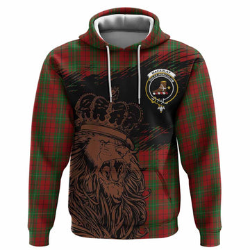 MacAulay (MacAuley) Tartan Crest Hoodie Crowned Lion Heritage Style