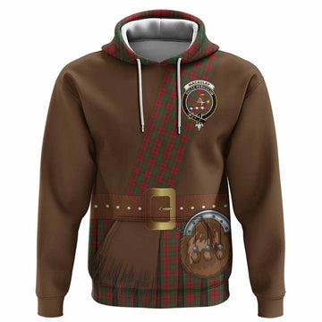 MacAulay (MacAuley) Tartan Crest Hoodie Kilt Costume Style