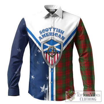MacAulay (MacAuley) Tartan Crest Long Sleeve Button Shirts Scottish-American Heritage