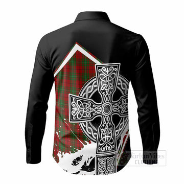MacAulay (MacAuley) Tartan Crest Long Sleeve Button Shirts Scottish Celtic Cross Heritage