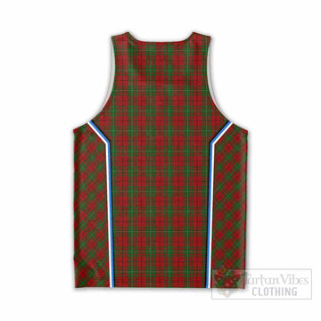 MacAulay (MacAuley) Tartan Crest Men Tank Top Scotland Coat of Arm Flag Style