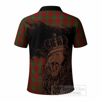 MacAulay (MacAuley) Tartan Crest Polo Shirt Crowned Lion Heritage Style