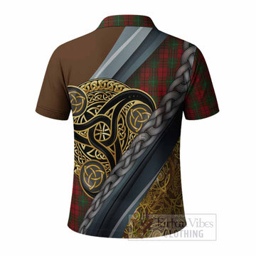 MacAulay (MacAuley) Tartan Crest Polo Shirt Scottish Triskele Celtic