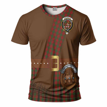 MacAulay (MacAuley) Tartan Crest T-Shirt Kilt Costume Style