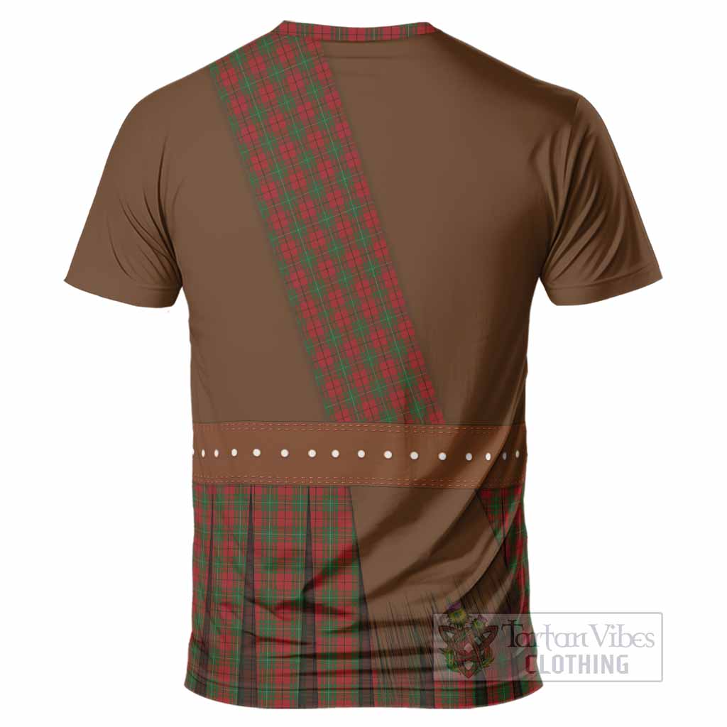MacAulay (MacAuley) Tartan Crest T-Shirt Kilt Costume Style