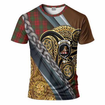 MacAulay (MacAuley) Tartan Crest T-Shirt Scottish Triskele Celtic