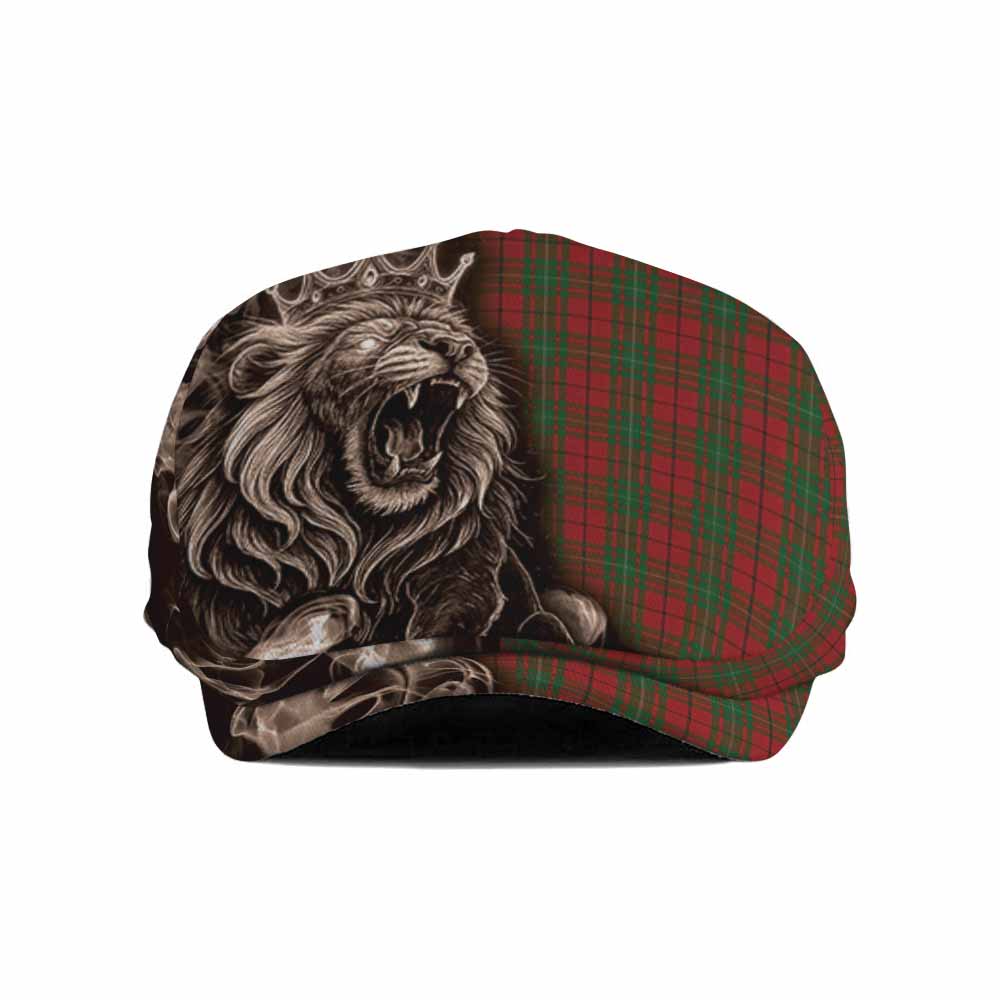 MacAulay (MacAuley) Tartan Flat Cap, Jeff Cap Roaring Lion Heritage