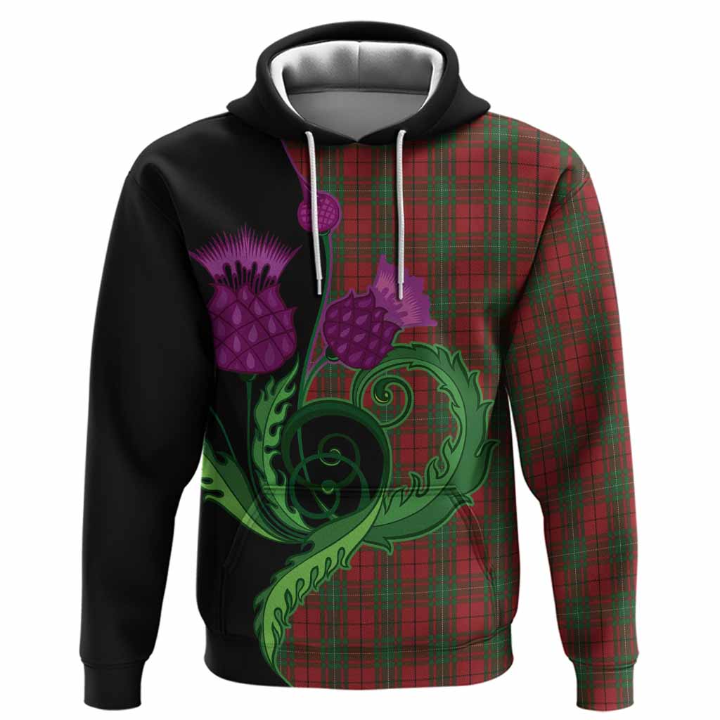 MacAulay (MacAuley) Tartan Hoodie Traditional Scottish Thistle