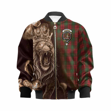 MacAulay (MacAuley) Tartan Kid Bomber Jacket Roaring Lion Heritage