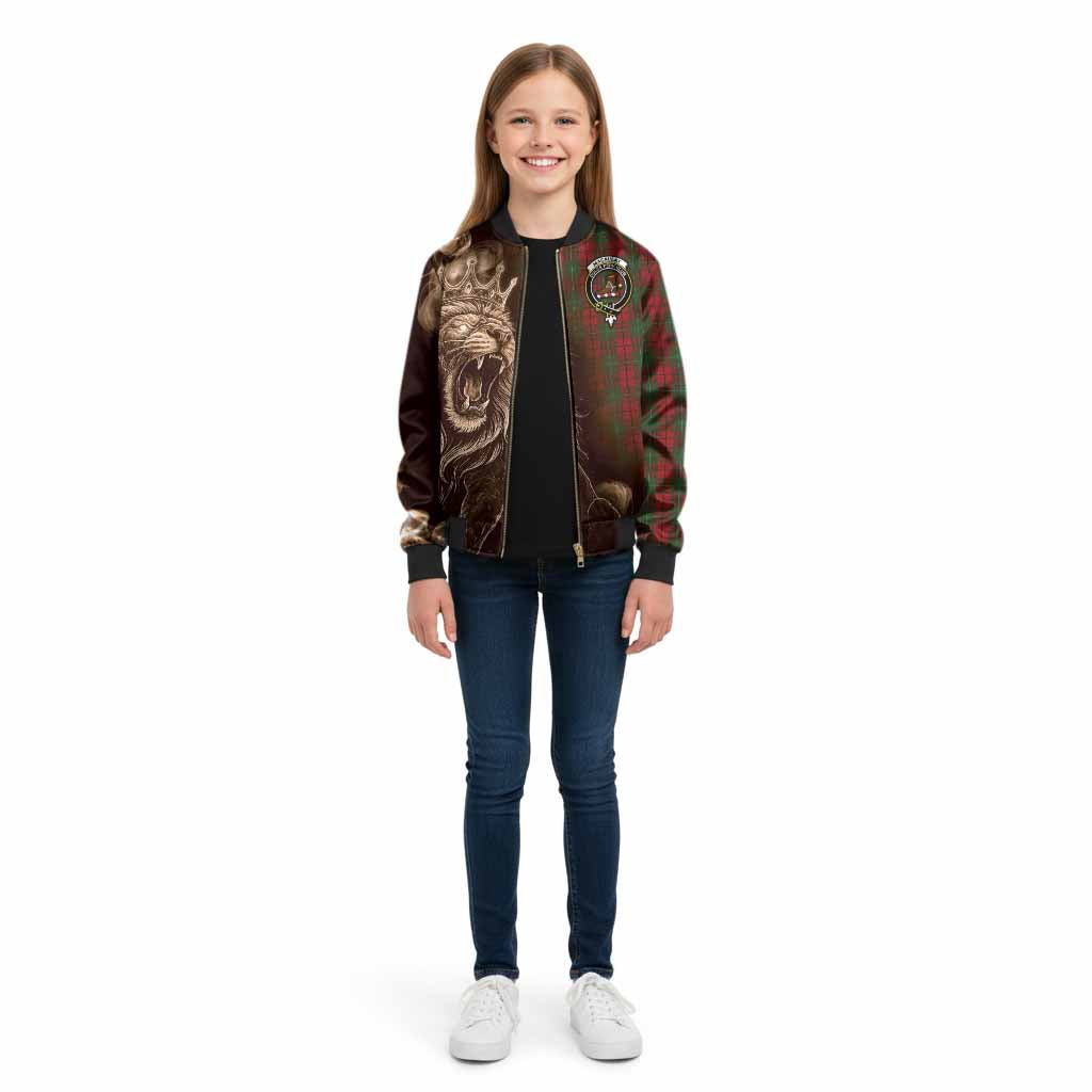 MacAulay (MacAuley) Tartan Kid Bomber Jacket Roaring Lion Heritage