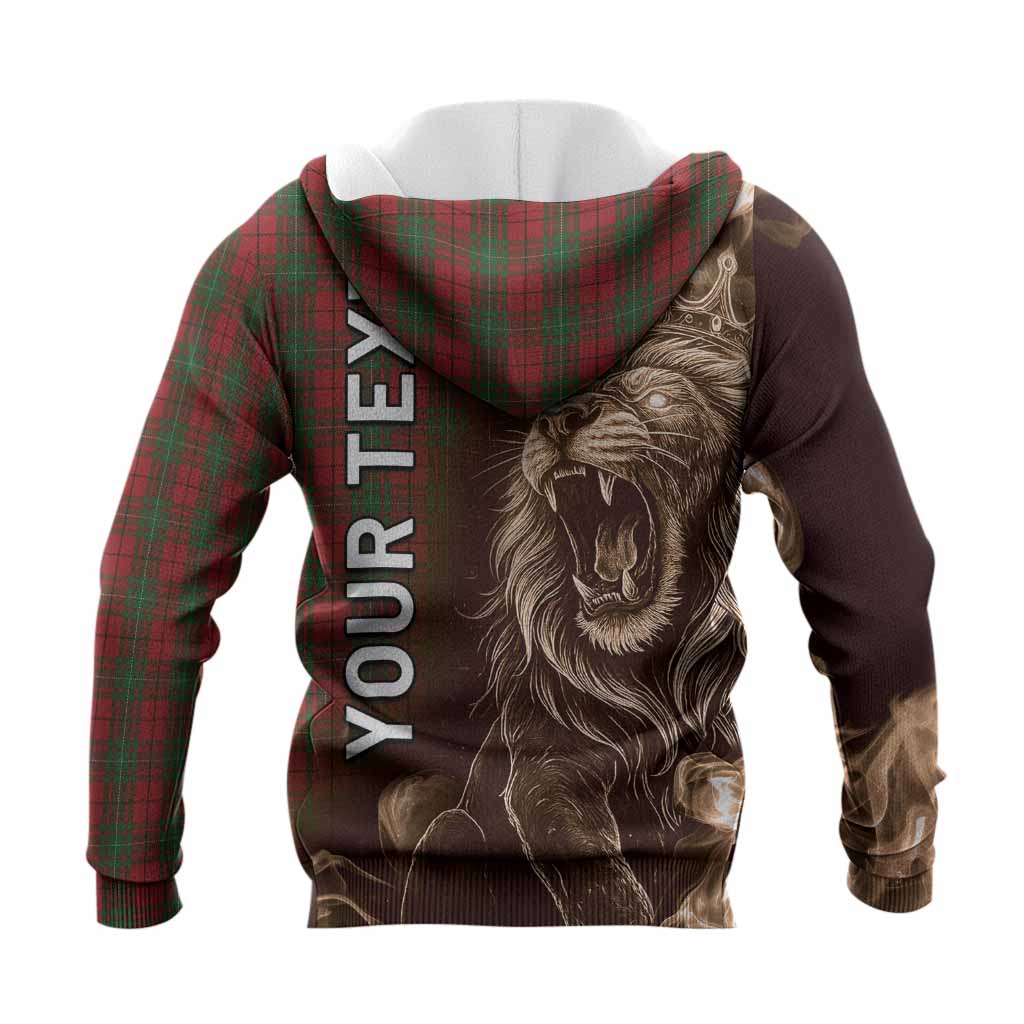 MacAulay (MacAuley) Tartan Knitted Hoodie Roaring Lion Heritage