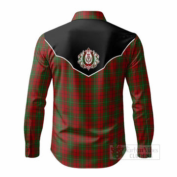 MacAulay (MacAuley) Tartan Long Sleeve Button Shirts Horseshoe Ornament - Tartan Vibes Clothing