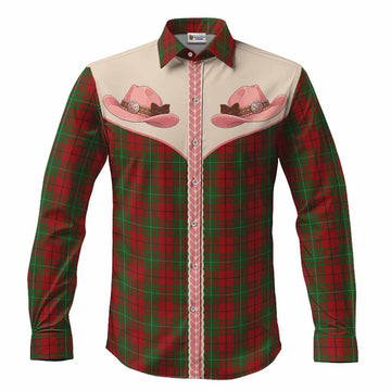 MacAulay (MacAuley) Tartan Long Sleeve Button Shirts Wee Coo Cowgirl Cute Style Men's Shirt S - Tartan Vibes Clothing
