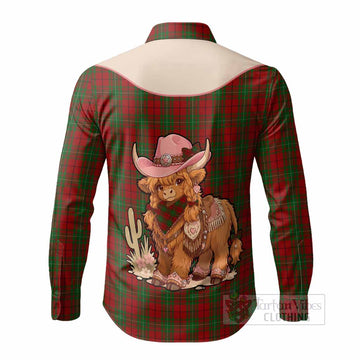 MacAulay (MacAuley) Tartan Long Sleeve Button Shirts Wee Coo Cowgirl Cute Style - Tartan Vibes Clothing