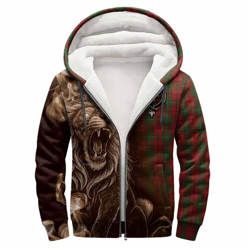 MacAulay (MacAuley) Tartan Sherpa Hoodie Roaring Lion Heritage