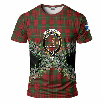 MacAulay (MacAuley) Tartan T-Shirt Thistle Scottish Spirit