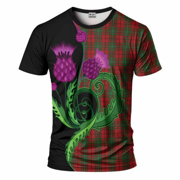 MacAulay (MacAuley) Tartan T-Shirt Traditional Scottish Thistle