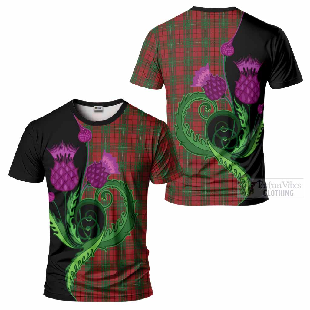 MacAulay (MacAuley) Tartan T-Shirt Traditional Scottish Thistle