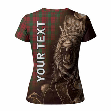 MacAulay (MacAuley) Tartan Women T shirt Roaring Lion Heritage