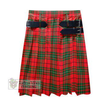 MacAulay Modern Tartan Men's Pleated Skirt - Fashion Casual Retro Scottish Kilt Style