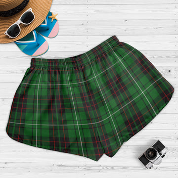 MacAulay of Lewis Tartan Womens Shorts with Family Crest