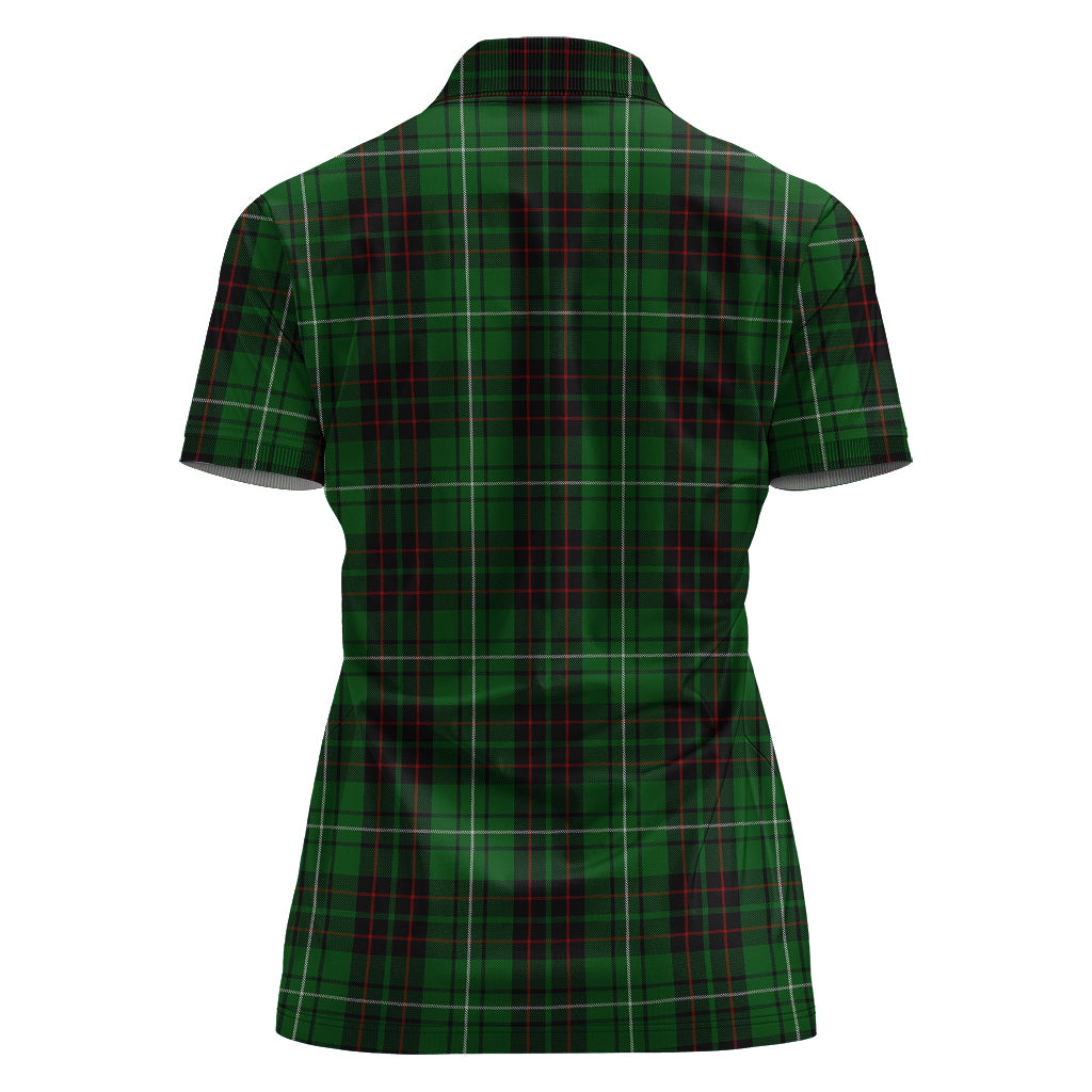 macaulay-of-lewis-tartan-polo-shirt-with-family-crest-for-women