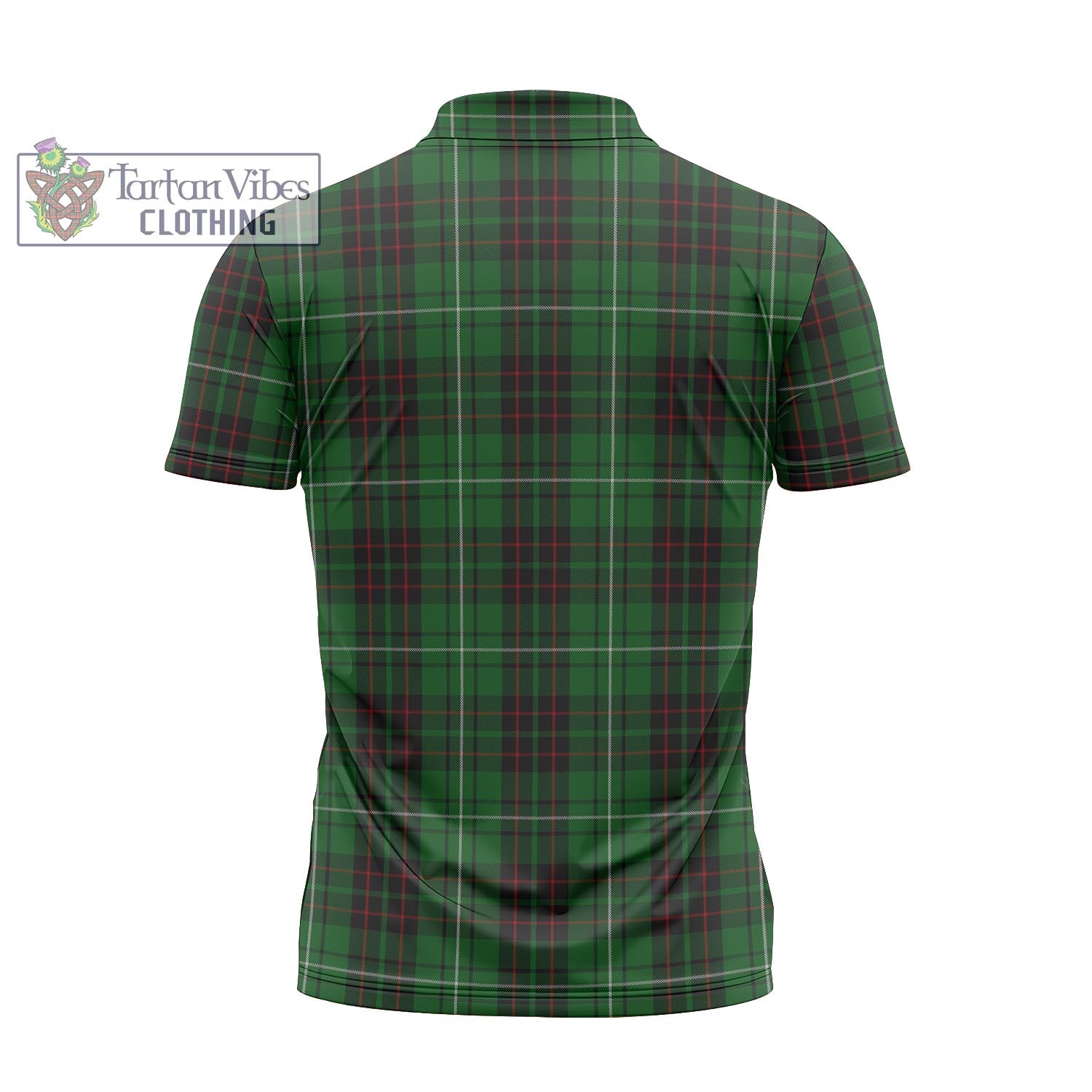 Tartan Vibes Clothing MacAulay of Lewis Tartan Zipper Polo Shirt