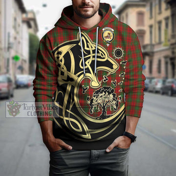 MacAuley Tartan Hoodie with Family Crest Celtic Wolf Style Zip Hoodie - Tartan Vibes Clothing